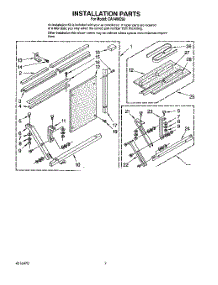 05 - Installation parts for Whirlpool Air Conditioner CA14WC50 from AppliancePartsPros.com