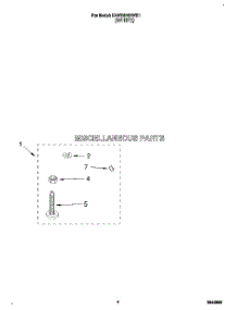 03 - Miscellaneous parts for Kitchenaid Washer KAWE670BWH1 from AppliancePartsPros.com
