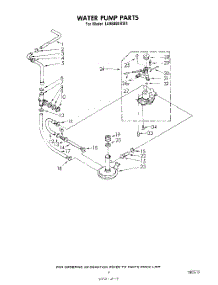 05 - Water Pump parts for Whirlpool Washer LA9800XKW1 from AppliancePartsPros.com