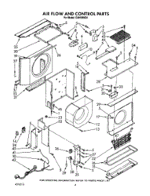 03 - Air Flow And Control parts for Whirlpool Air Conditioner CAH18WQ4 from AppliancePartsPros.com
