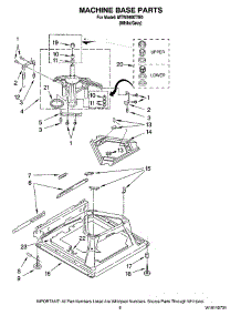 05 - Machine Base Parts parts for Maytag Washer MTW5900TW0 from AppliancePartsPros.com