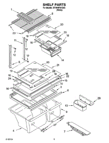05 - Shelf Parts, Optional Parts parts for Whirlpool Refrigerator ST18HPXKQ03 from AppliancePartsPros.com