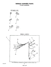 08 - Wiring Harness parts for Whirlpool Washer 3LA5580XSW0 from AppliancePartsPros.com