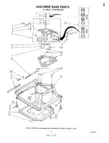 07 - Machine Base parts for Whirlpool Washer LA5430XPW0 from AppliancePartsPros.com