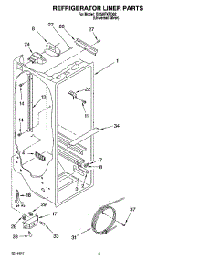 02 - Refrigerator Liner Parts parts for Whirlpool Refrigerator IS25AFXRD02 from AppliancePartsPros.com