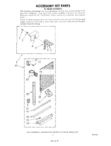 05 - Accessory Kit parts for Whirlpool Air Conditioner ACP602XT0 from AppliancePartsPros.com