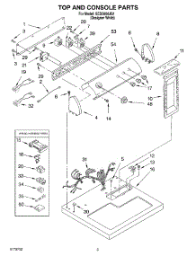 02 - Section parts for Whirlpool Dryer SEDS800JQ1 from AppliancePartsPros.com