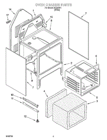 04 - Oven Chassis Parts parts for Whirlpool Range IGE28301 from AppliancePartsPros.com