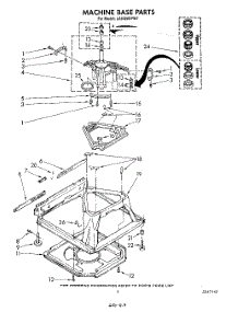 07 - Machine Base parts for Whirlpool Washer LA6300XPW7 from AppliancePartsPros.com