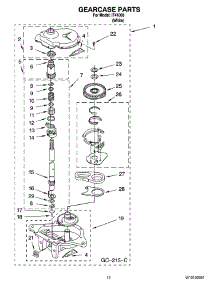 08 - Gearcase Parts, Optional Parts (Not Included) parts for Whirlpool Washer IT41000 from AppliancePartsPros.com