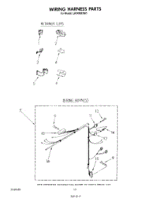 08 - Wiring Harness parts for Whirlpool Washer LA3400XSW1 from AppliancePartsPros.com