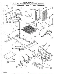 09 - Unit Parts parts for Whirlpool Refrigerator CS22AFXKB05 from AppliancePartsPros.com