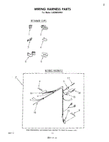 08 - Wiring Harness parts for Whirlpool Washer LA5300XPW3 from AppliancePartsPros.com
