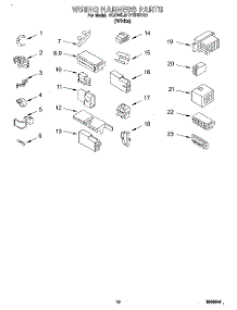 08 - Wiring Harness parts for Kitchenaid Washer KAWL517BWH0 from AppliancePartsPros.com