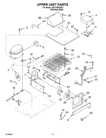08 - Upper Unit parts for Whirlpool Refrigerator KLBP36FKS01 from AppliancePartsPros.com