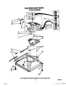 07 - Machine Base parts for Whirlpool Washer 4LA6300XXF0 from AppliancePartsPros.com