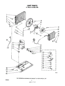 02 - Section parts for Whirlpool Air Conditioner AC0052XM0 from AppliancePartsPros.com