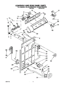 02 - Controls And Rear Panel parts for Whirlpool Washer 4XLA87W92AW0 from AppliancePartsPros.com