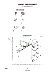 08 - Wiring Harness parts for Whirlpool Washer LA3400XMW0 from AppliancePartsPros.com