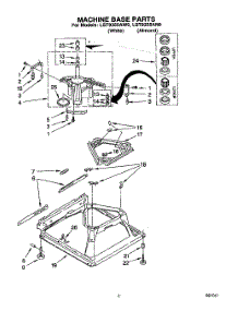 07 - Machine Base parts for Whirlpool Washer LST9355AN0 from AppliancePartsPros.com