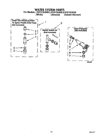10 - Water System parts for Whirlpool Washer LSV5132AG0 from AppliancePartsPros.com