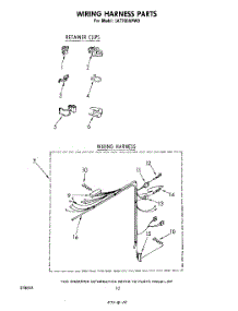 08 - Wiring Harness parts for Whirlpool Washer LA7700XPW0 from AppliancePartsPros.com