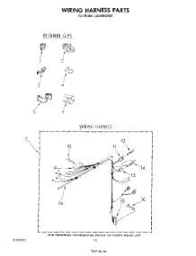 08 - Wiring Harness parts for Whirlpool Washer LA5580XSW2 from AppliancePartsPros.com
