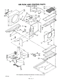 03 - Section parts for Whirlpool Air Conditioner ALFH0820 from AppliancePartsPros.com