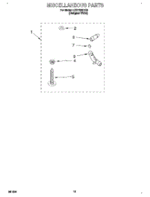 10 - Miscellaneous parts for Whirlpool Washer LSS7233DQ0 from AppliancePartsPros.com