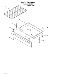 05 - Broiler Parts parts for Whirlpool Range IGS326RD2 from AppliancePartsPros.com