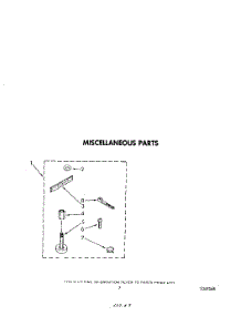 05 - Miscellaneous parts for Whirlpool Washer LA5530XPW6 from AppliancePartsPros.com