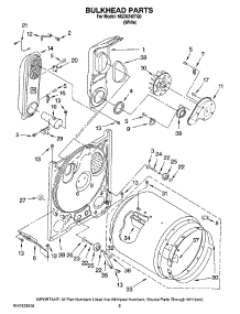 03 - Bulkhead Parts parts for Maytag Dryer NGD5240TQ0 from AppliancePartsPros.com