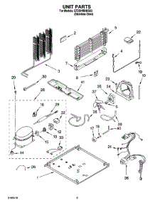05 - Unit Parts parts for Whirlpool Refrigerator GT2SHMXMS03 from AppliancePartsPros.com