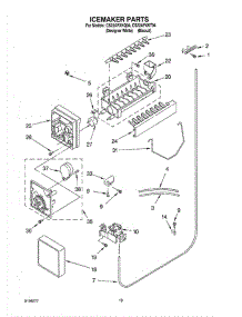 12 - Ice Maker, Optional parts for Whirlpool Refrigerator CS22AFXKQ04 from AppliancePartsPros.com