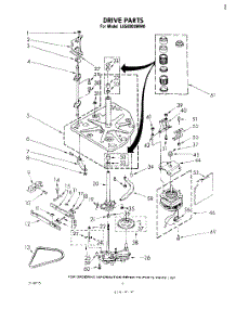 03 - Drive parts for Whirlpool Washer LA5600XMW0 from AppliancePartsPros.com