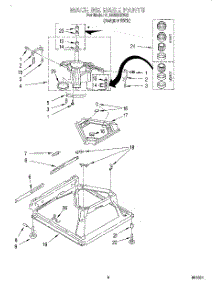 05 - Machine Base parts for Whirlpool Washer 6LSS5232DQ2 from AppliancePartsPros.com