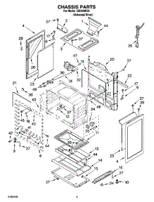 04 - Chassis Parts parts for Whirlpool Range IGS326RD2 from AppliancePartsPros.com