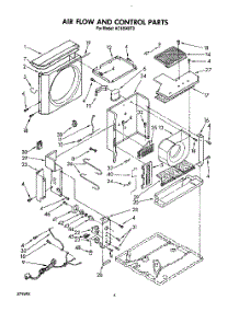 03 - Air Flow And Control parts for Whirlpool Air Conditioner AC1854XT0 from AppliancePartsPros.com