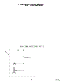 04 - Miscellaneous parts for Whirlpool Washer LBR5133AW1 from AppliancePartsPros.com