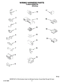 06 - Wiring Harness Parts parts for Maytag Washer MTW5821TW0 from AppliancePartsPros.com
