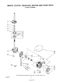 06 - Brake, Clutch, Gearcase, Motor And Pump parts for Whirlpool Washer LA7900XSW1 from AppliancePartsPros.com