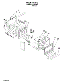 03 - Oven Parts parts for Whirlpool Range YIDC865VM0 from AppliancePartsPros.com