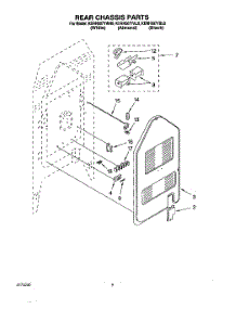 07 - Rear Chassis, Optional parts for Kitchenaid Range KERH507YAL0 from AppliancePartsPros.com