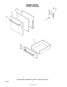 03 - Section parts for Whirlpool Range RF010EXPW0 from AppliancePartsPros.com