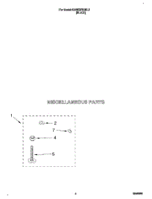 03 - Miscellaneous parts for Kitchenaid Washer KAWE679BBL0 from AppliancePartsPros.com
