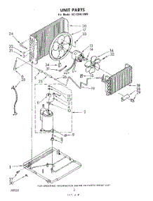 02 - Section parts for Whirlpool Air Conditioner AC1204XM0 from AppliancePartsPros.com