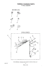 09 - Wiring Harness parts for Whirlpool Washer LA6098XTF0 from AppliancePartsPros.com