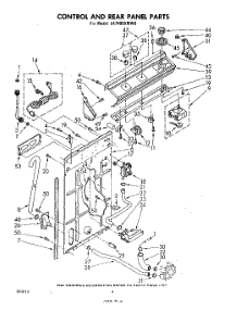 03 - Control And Rear Panel parts for Whirlpool Washer LA7400XMW0 from AppliancePartsPros.com