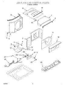 02 - Air Flow And Control parts for Whirlpool Air Conditioner CA8WR90 from AppliancePartsPros.com