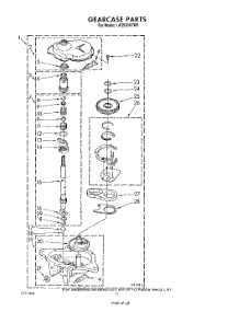 10 - Gearcase parts for Whirlpool Washer LA5530XTF0 from AppliancePartsPros.com